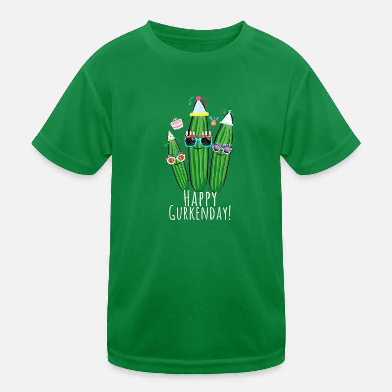 Anniversaire, concombres, concombre, trio, célébration T-shirt sport Enfant
