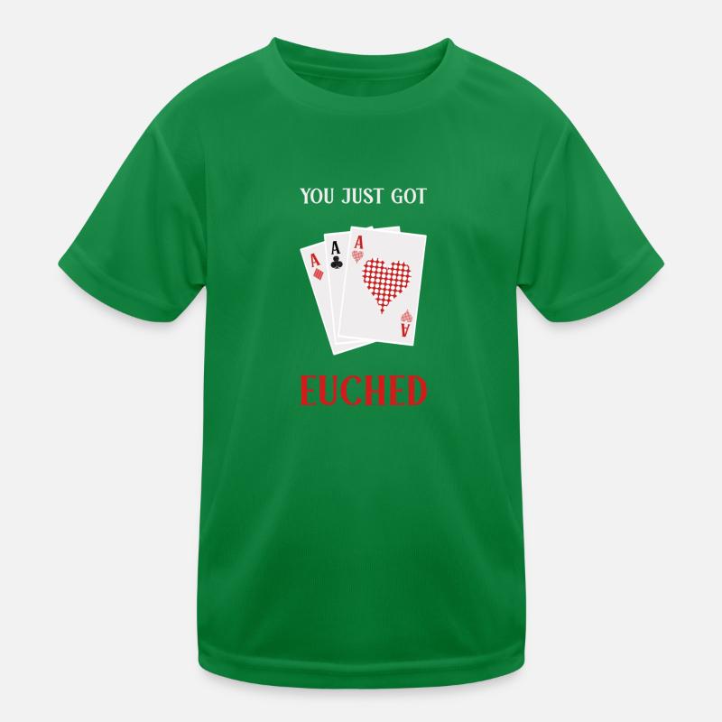 Card Games Skat Poker Euched Kids Functional T-Shirt
