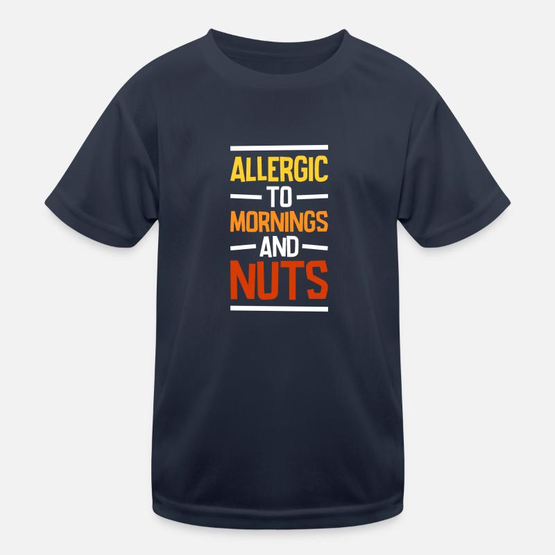 Allergy Nut Allergy Awareness Gift Kids Functional T-Shirt