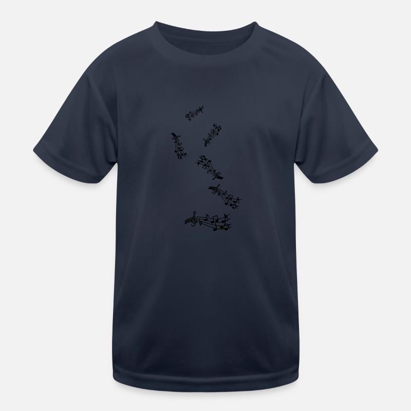 Panneau des notes de musique T-shirt sport Enfant