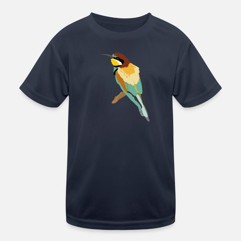 Bee-eater illustration Kids Functional T-Shirt
