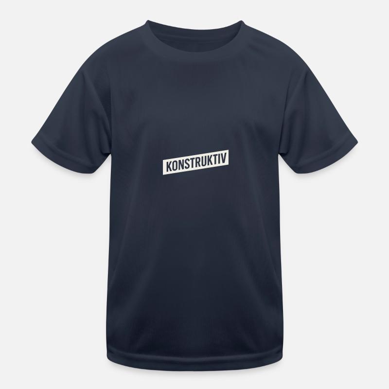 Constructive - Kids Functional T-Shirt - navy