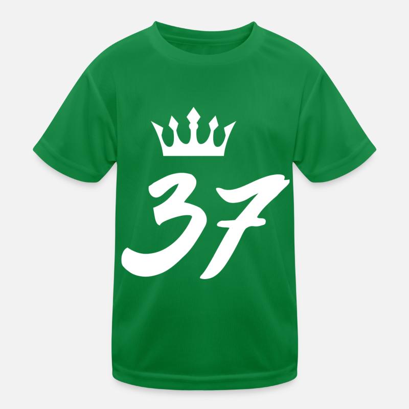 37 Zahl Krone Kinder Funktions-T-Shirt
