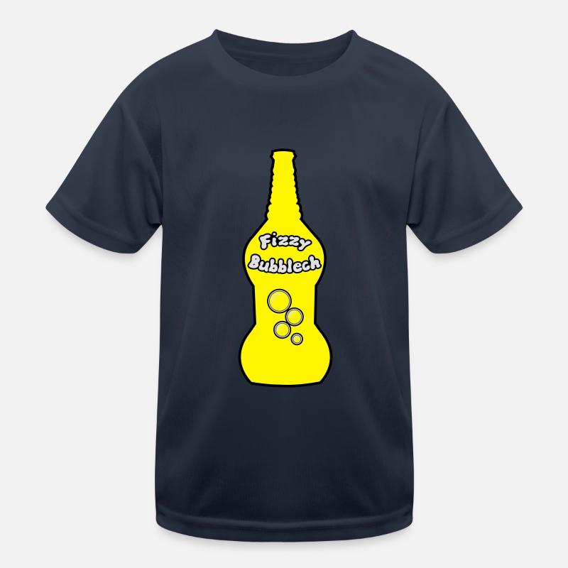 Zohan - Fizzy Bubblech / Bubbele - Kinder Funktions-T-Shirt - Navy