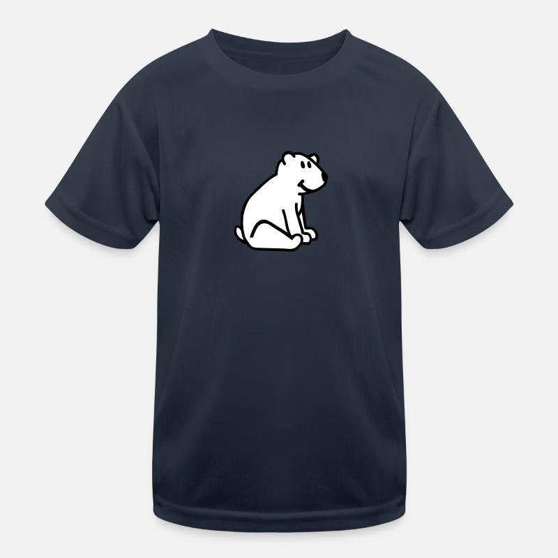 Eisbär - Kinder Funktions-T-Shirt - Navy
