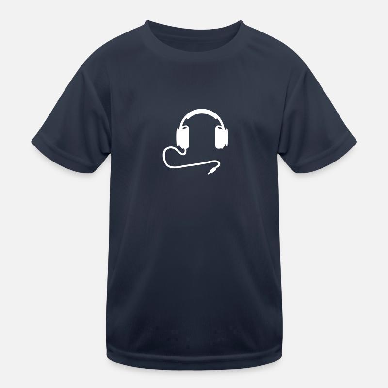 Kopfhörer Kinder Funktions-T-Shirt