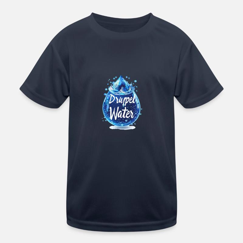 water dripping Kids Functional T-Shirt