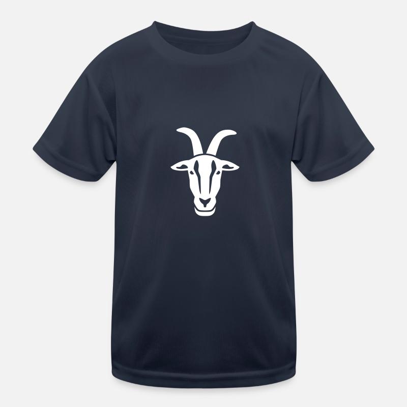 Ziege Kinder Funktions-T-Shirt