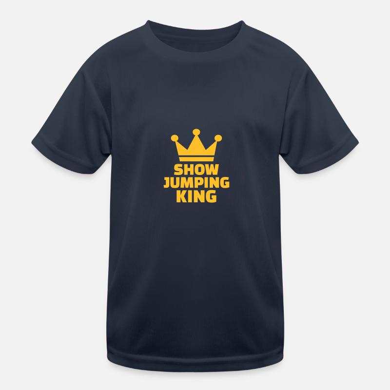 Springreiten Kinder Funktions-T-Shirt