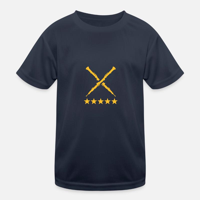 Oboe Kinder Funktions-T-Shirt