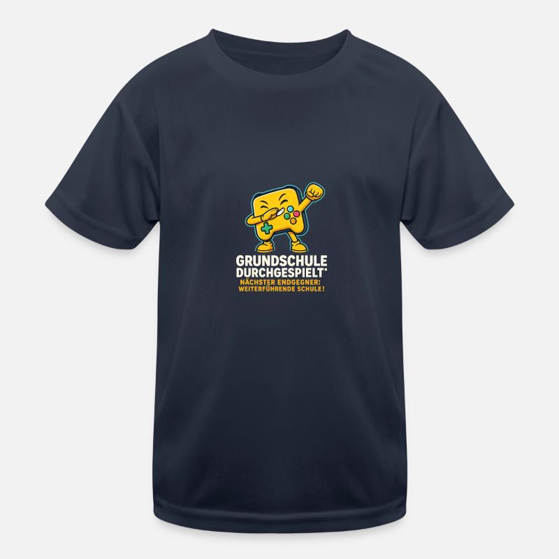 Graduation, Grade 4, Elementary School, Dapping, gaming Kids Functional T-Shirt