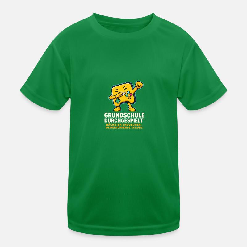 Graduation, Grade 4, Elementary School, Dapping, gaming Kids Functional T-Shirt