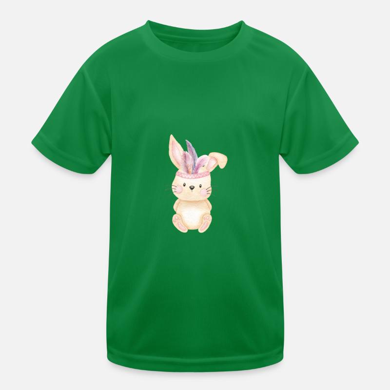 Boho Indians with feathers Kids Functional T-Shirt