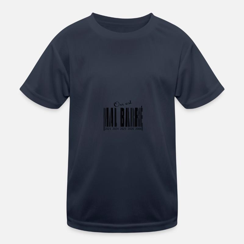 mal barré code barre T-shirt sport Enfant