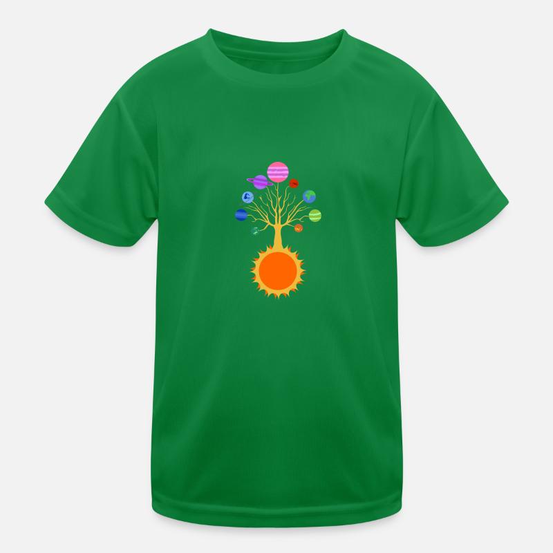 Arbre système solaire T-shirt sport Enfant