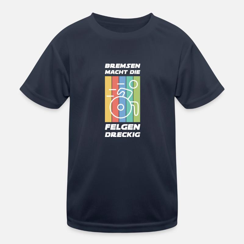 Rollstuhl Behinderung Handicap Rollstuhlfahrer Kinder Funktions-T-Shirt