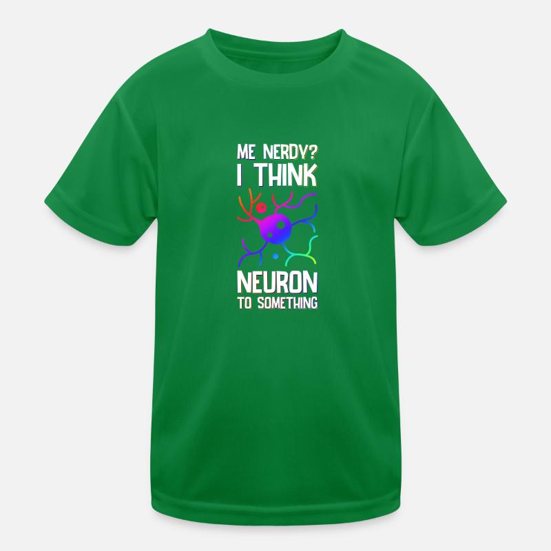 Brain Biology Neuron Teacher Gift Kids Functional T-Shirt