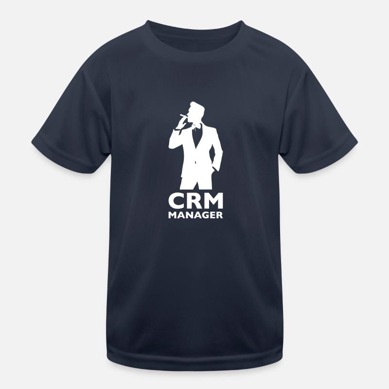 CRM Manager Service Client Bureau Travail T-shirt sport Enfant