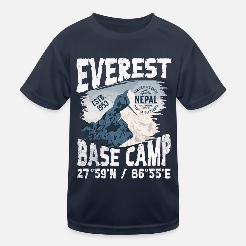 Everest Basislager Nepal Kinder Funktions-T-Shirt