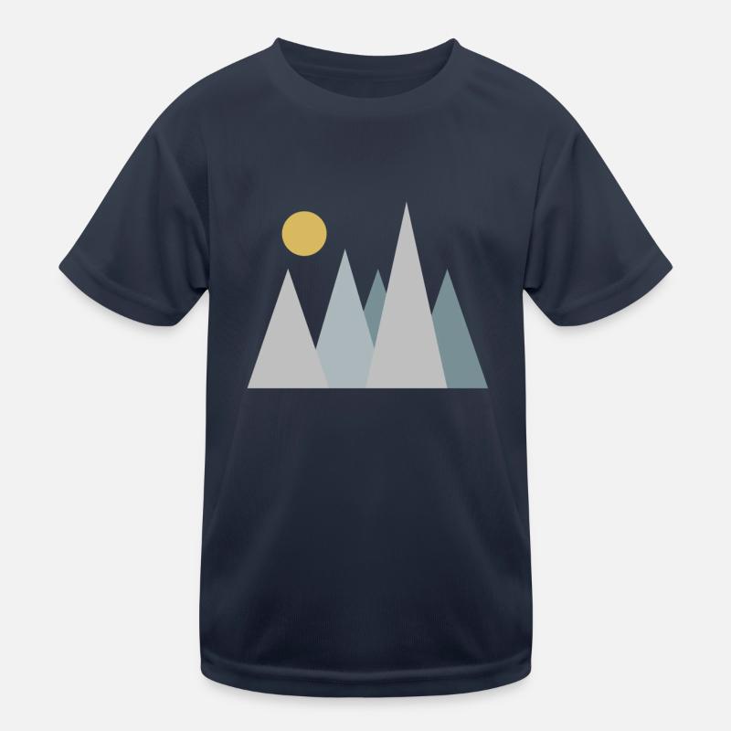 Berge Kinder Funktions-T-Shirt