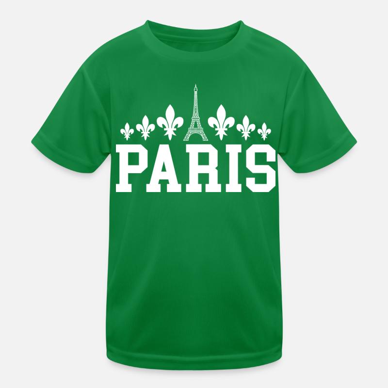 Paris Eiffelturm Kinder Funktions-T-Shirt