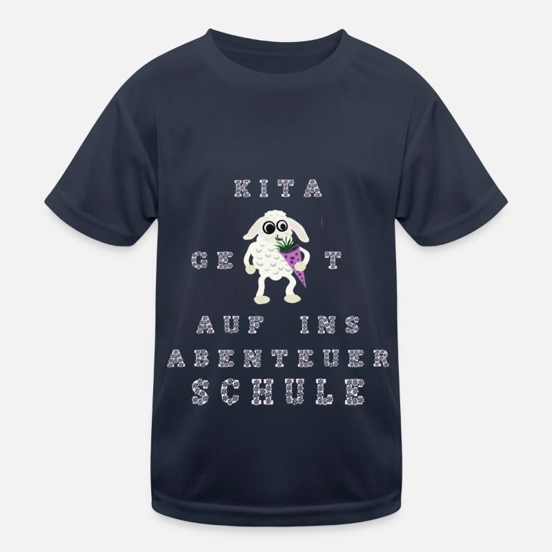 Auf ins Abenteuer Schule Kinder Funktions-T-Shirt