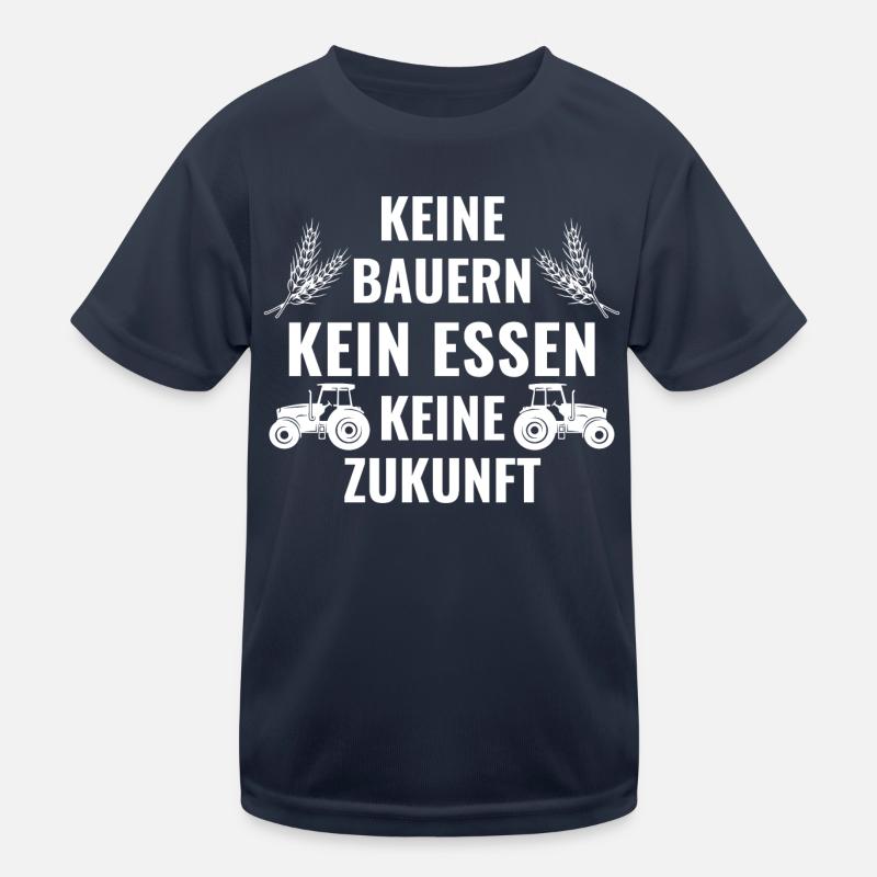 Bauerndemo Bauer Landwirt Bauern Protest Sprüche Kinder Funktions-T-Shirt