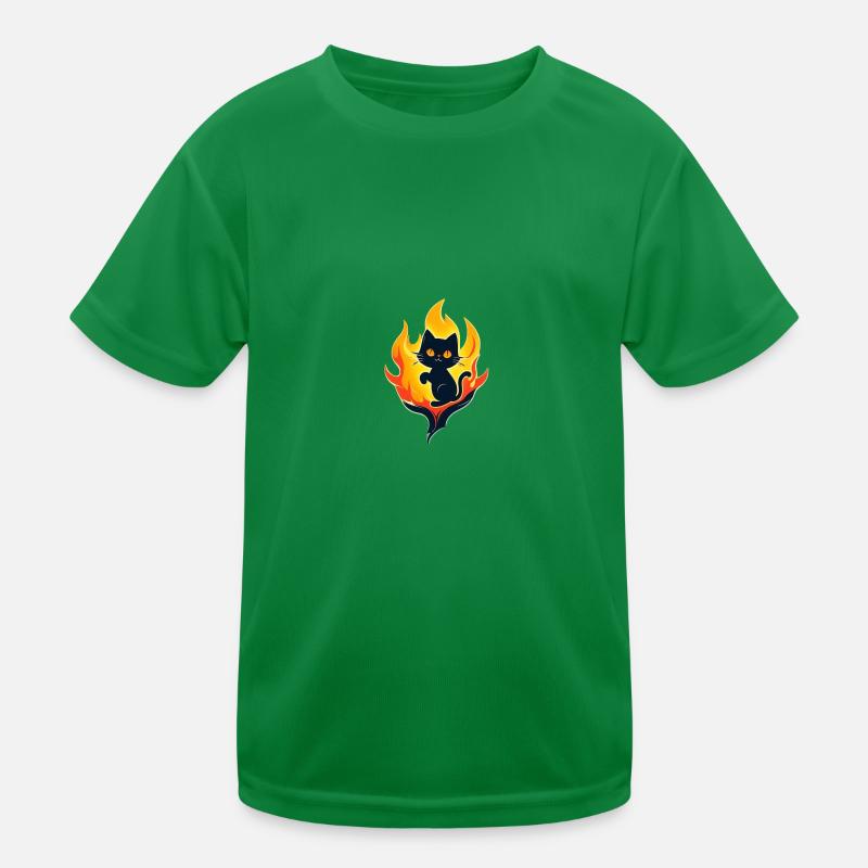 Flaming tom Kids Functional T-Shirt