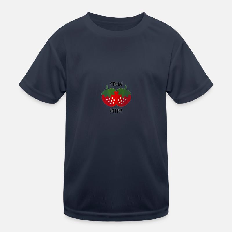 fraises T-shirt sport Enfant
