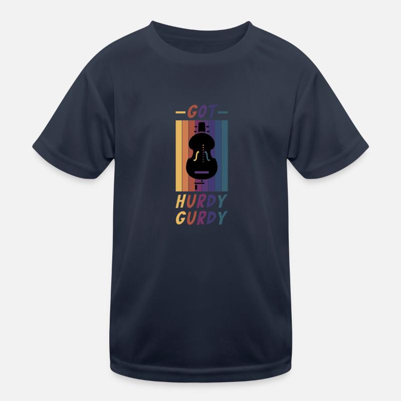 Hurdy Gurdy Witzig Mittelalter Geschenk Kinder Funktions-T-Shirt