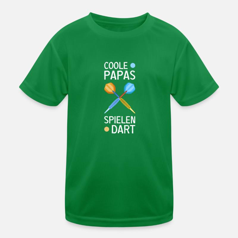 Cool dads playing darts Kids Functional T-Shirt