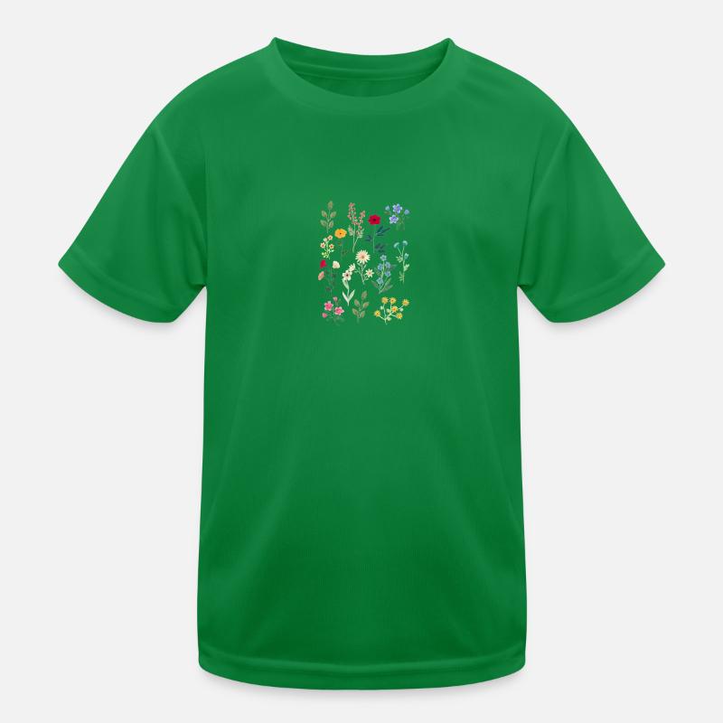 Spring Botanicals Kids Functional T-Shirt