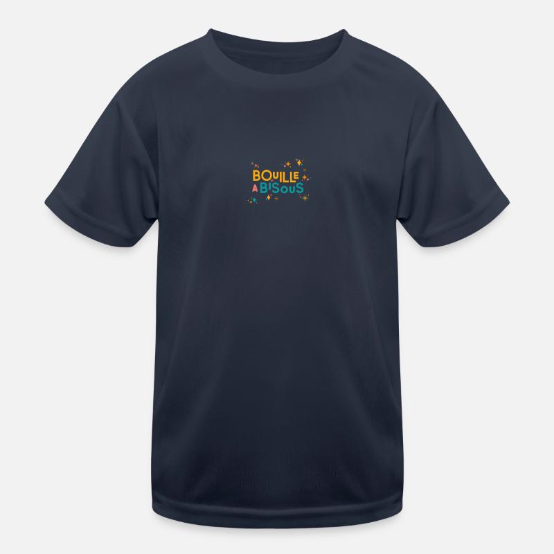 Message bouille à bisous avec étoiles couleurs fun T-shirt sport Enfant
