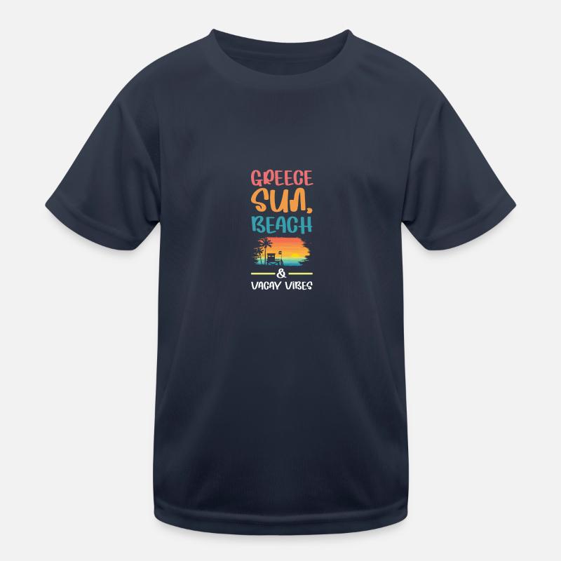 Ambiance de vacances en Grèce T-shirt sport Enfant