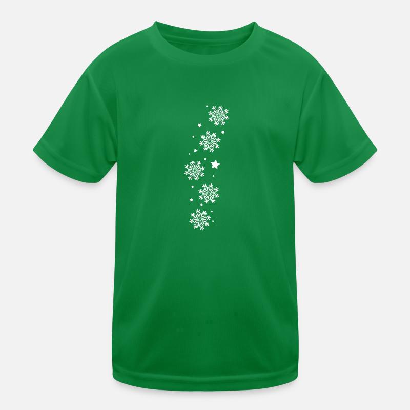Snowflake, Winter, Snow Kids Functional T-Shirt