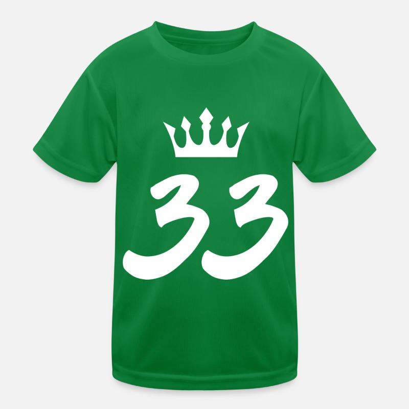 33 Couronne numérique T-shirt sport Enfant