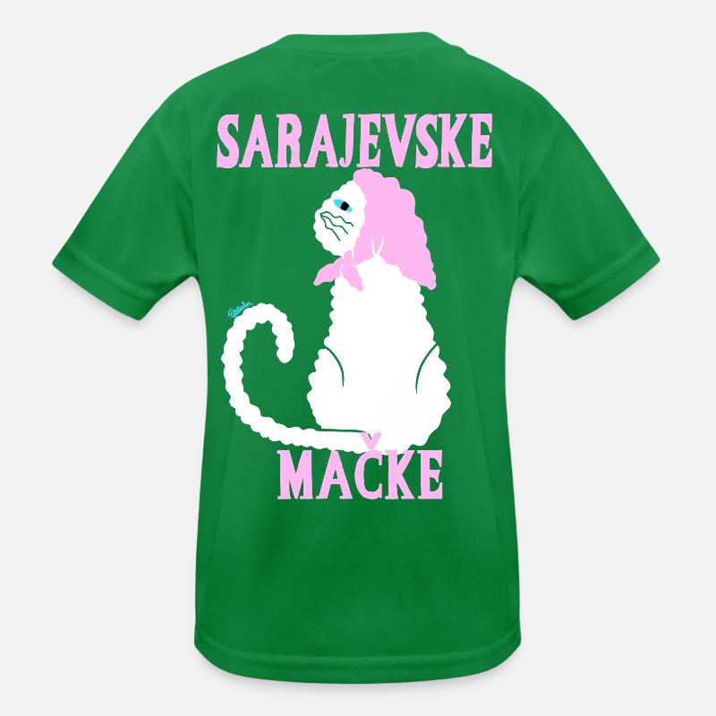 Pastel cat Sarajevo Kids Functional T-Shirt