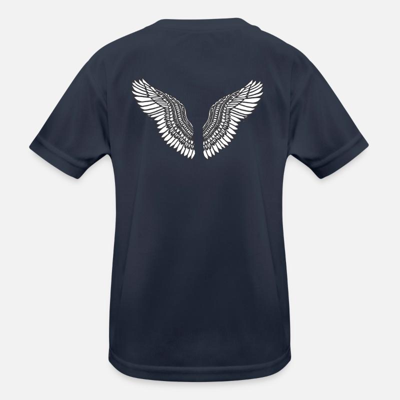 Angelwings,Ailes,Aquarelle,Blanc,Ailes d’ange T-shirt sport Enfant