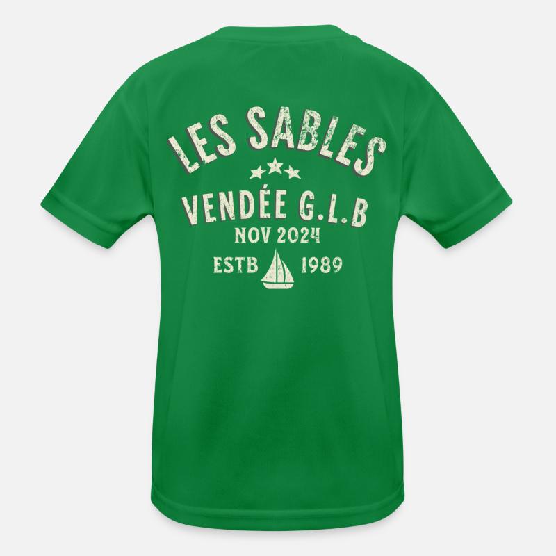 Les Sables Vendée GLB 2024 Kinder Funktions-T-Shirt