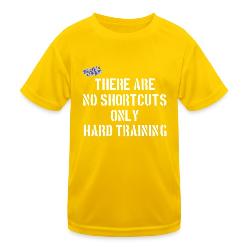 No Shortcuts - Only Hard Training - Funktions-T-shirt barn