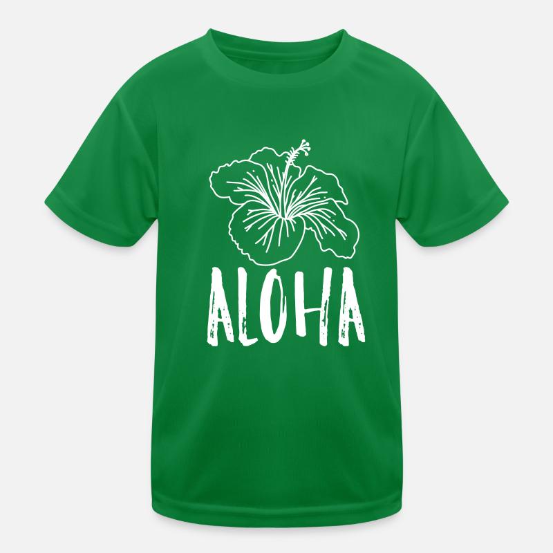 hibiscus T-shirt sport Enfant
