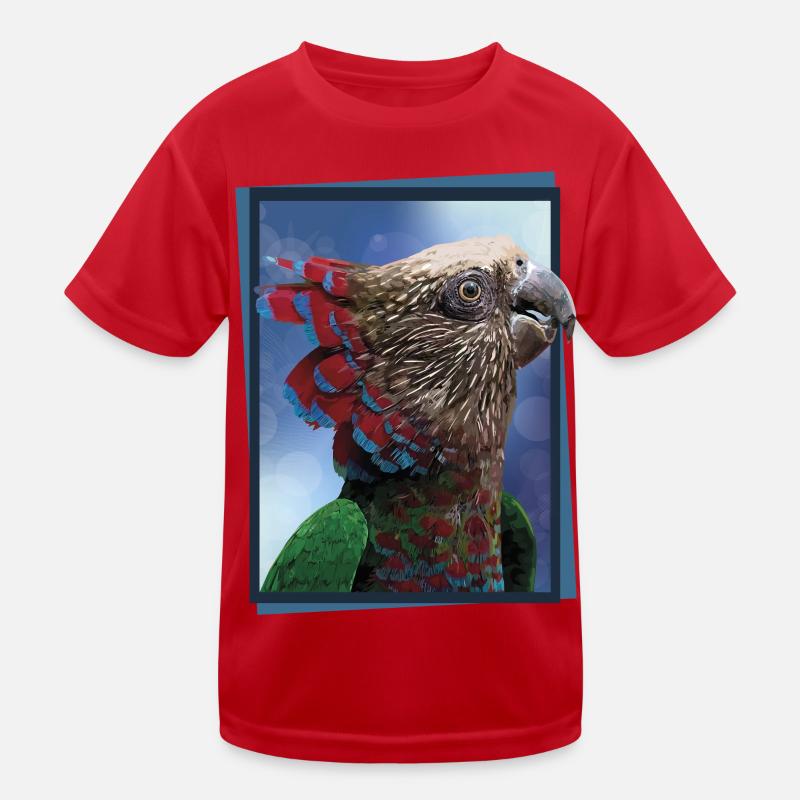 Der Cacique-Papagei Kinder Funktions-T-Shirt
