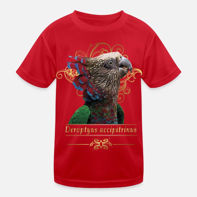 Der Cacique-Papagei Kinder Funktions-T-Shirt