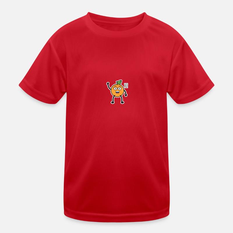 Greeting orange Kids Functional T-Shirt