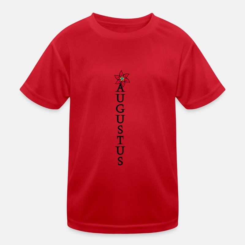 August Vintage Birthday Gift Kids Functional T-Shirt