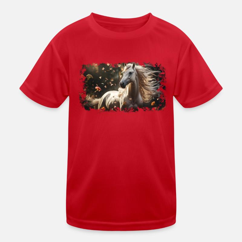 Cavalier d’équitation T-shirt sport Enfant