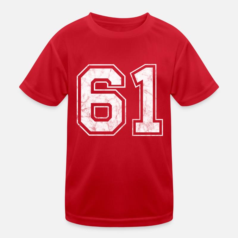 Numéro 61 T-shirt sport Enfant