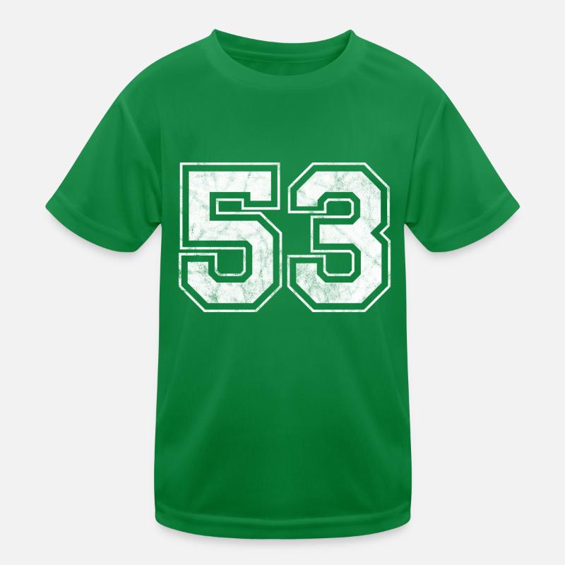 Number 53 Kids Functional T-Shirt