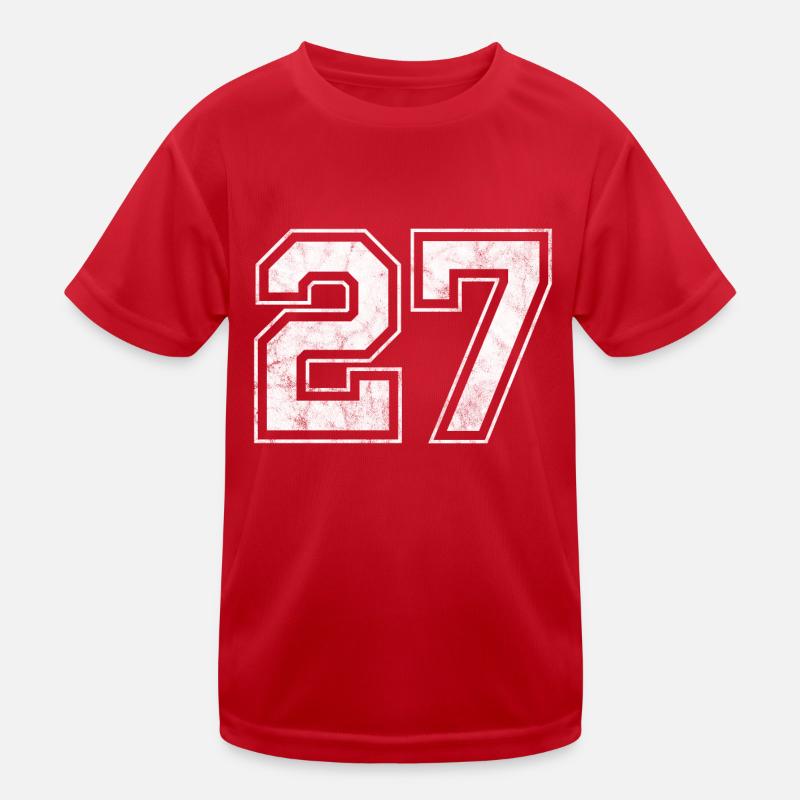 Numéro 27 T-shirt sport Enfant