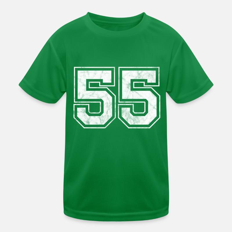 Anzahl 55 Kinder Funktions-T-Shirt